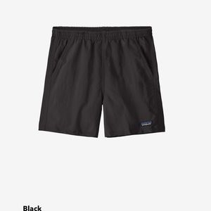 patagonia baggies shorts 5’ black women’s small